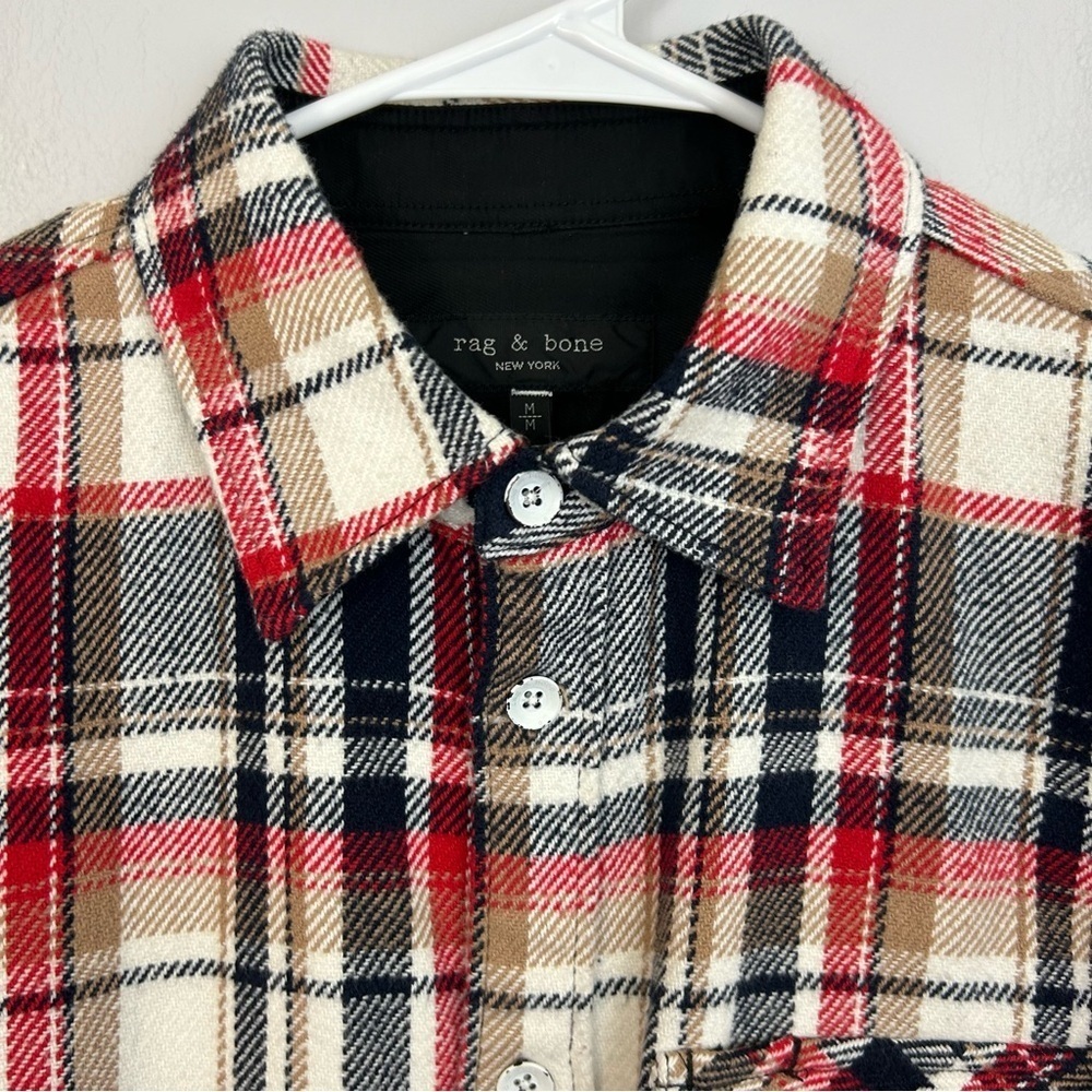 Rag & Bone Engineered Plaid Button Down Shirt Jac… - image 6